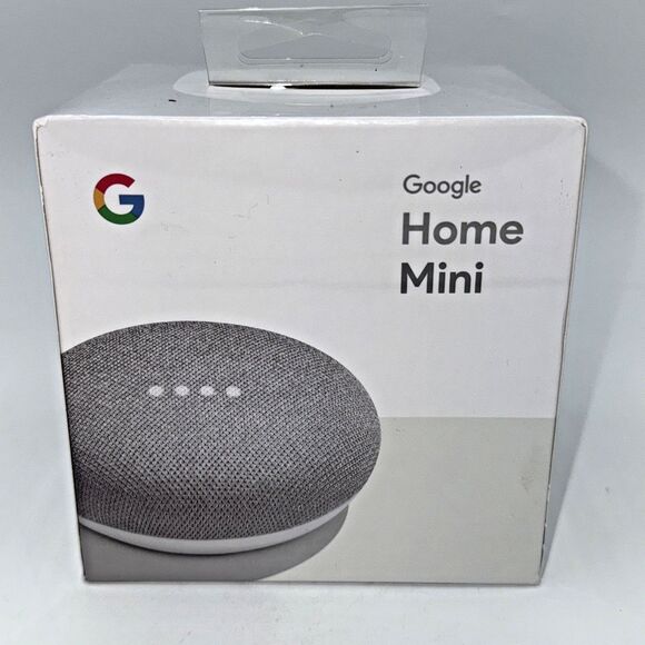 Google Home Mini 1st Gen Chalk  New Sealed Box - Picture 1 of 8